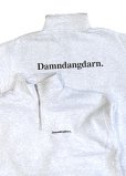 画像4: Ddd. Damndangdarn. Relaxed 1/4 Zip Crew (Ash) [11,000+税] ＊送料無料