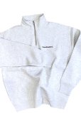 画像3: Ddd. Damndangdarn. Relaxed 1/4 Zip Crew (Ash) [11,000+税] ＊送料無料