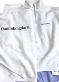 Ddd. Damndangdarn. Relaxed 1/4 Zip Crew (Ash) [11,000+税] ＊送料無料