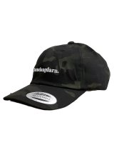 Ddd. Damndangdarn. Embroidery Dad Cap (Black Multicam) [7,200+税]