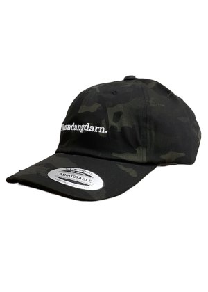 画像1: Ddd. Damndangdarn. Embroidery Dad Cap (Black Multicam) [7,200+税] 