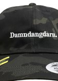 画像1: Ddd. Damndangdarn. Embroidery Dad Cap (Black Multicam) [7,200+税]  (1)