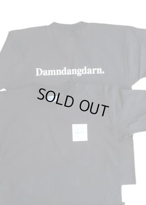 画像1: Ddd. Damndangdarn. US 7.0oz. Tag Tee (Black) [6,900+税] 