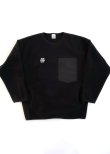 画像3: EMPIRE Co.,Ltd Merch<br / >"NDC" Embroidery<br / >Microfleece Crew<br / >(Black)<br / >[¥9,000+税]