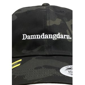 画像: Ddd. Damndangdarn. Embroidery Dad Cap (Black Multicam) [7,200+税]