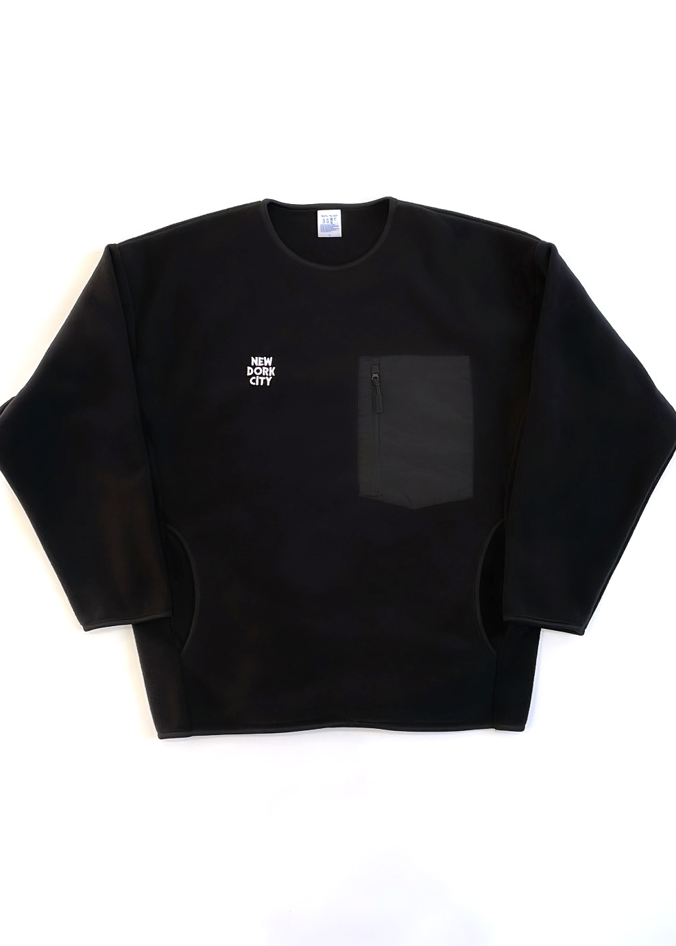 画像3: EMPIRE Co.,Ltd Merch "NDC" Embroidery Microfleece Crew (Black) [¥9,000+税]