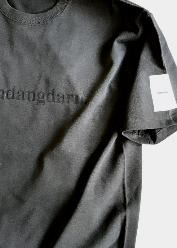 画像1: Ddd. Damndangdarn. Box Polo Tee (Sumi Black) [7,000+税] 